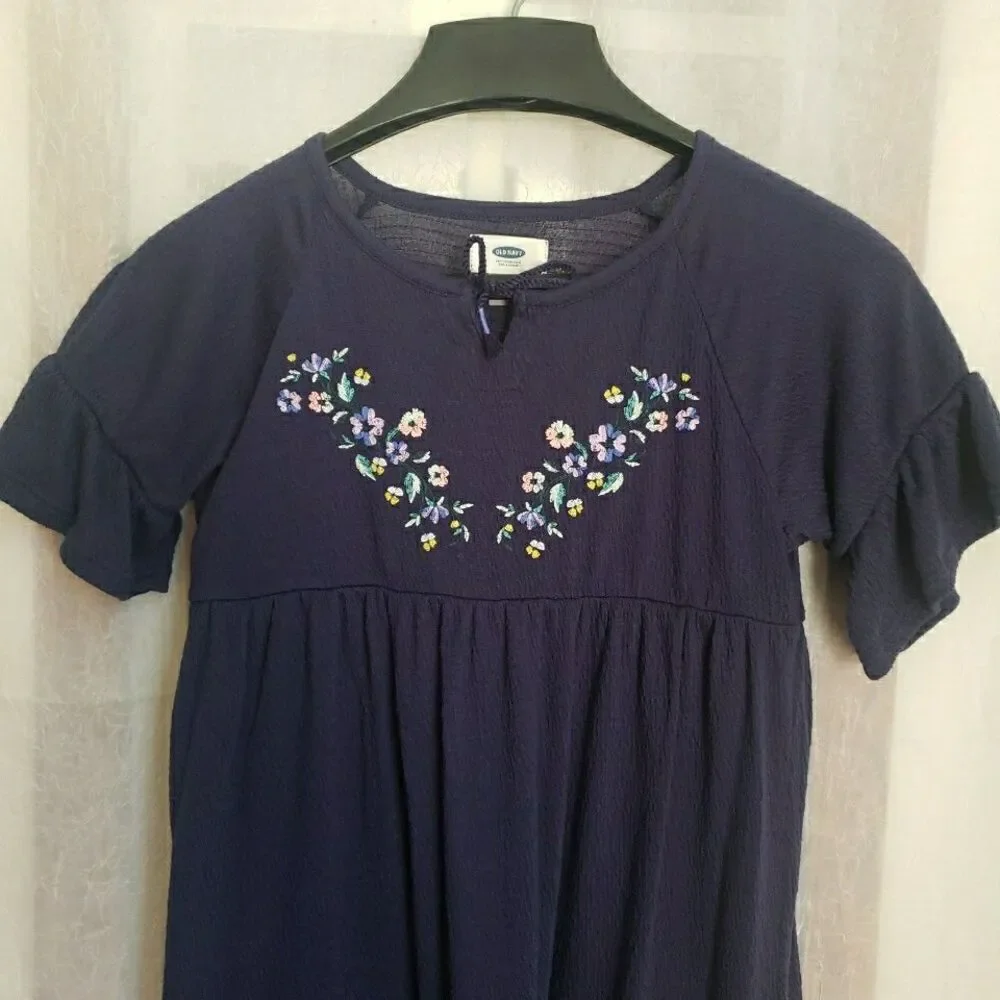 Girls Cute Dress Old Navy Floral Gap Kids Size S 6/7
